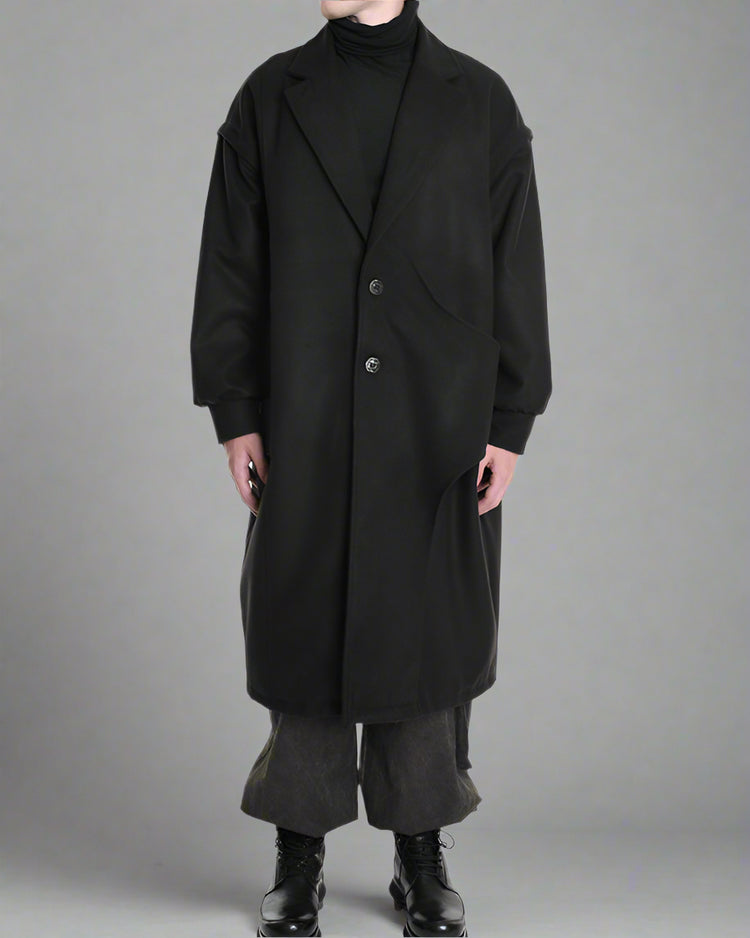 LH Płaszcz Czarny LM1114