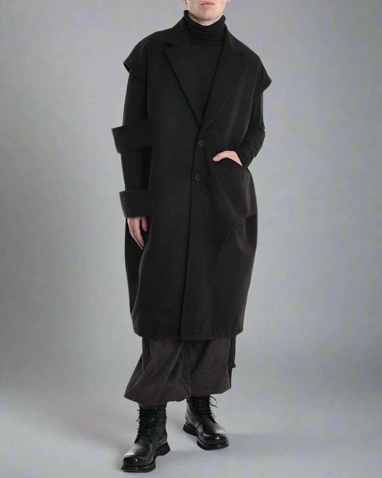 LH Płaszcz Czarny LM1114