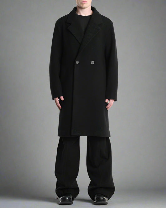 LH Płaszcz Czarny LM1113