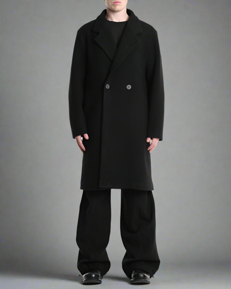 LH Płaszcz Czarny LM1113