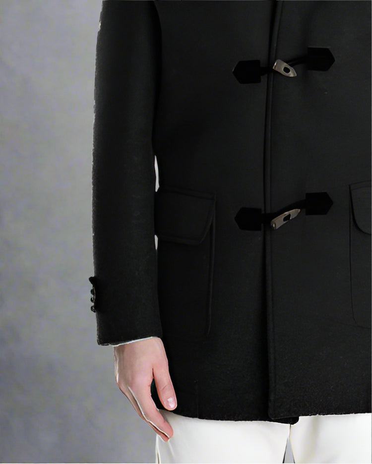 XM Płaszcz Czarny Burdysówka PCMAOS