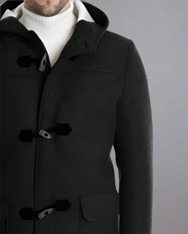 XM Płaszcz Czarny Burdysówka PCMAOS