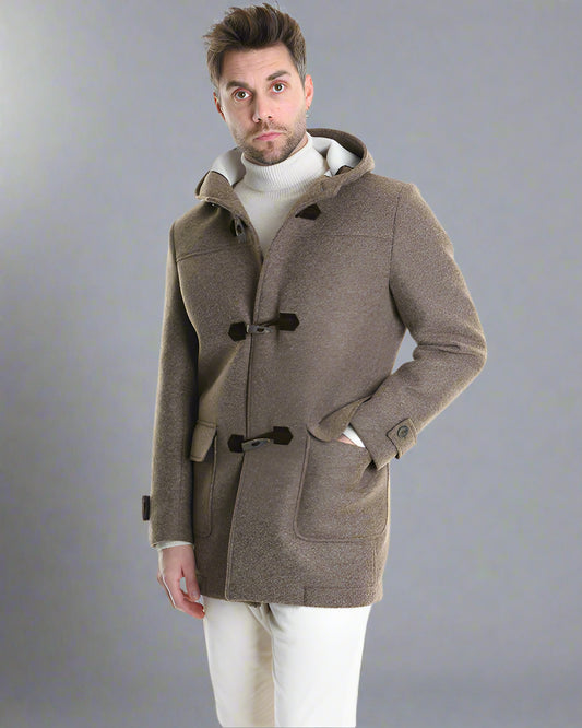 XM Płaszcz Beżowy Burdysówka PCMAOS