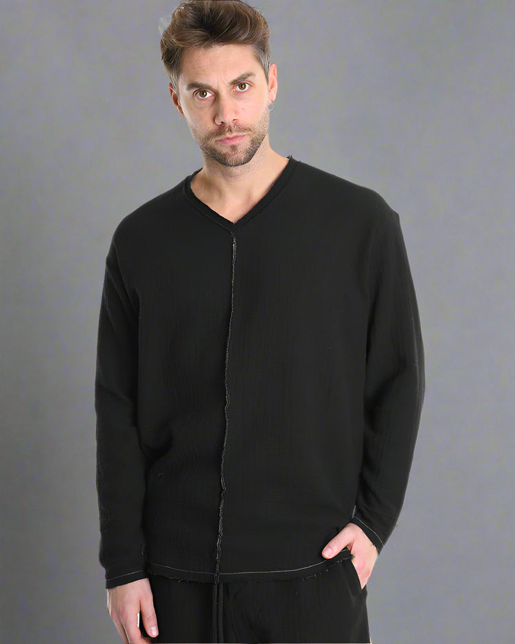 XM Sweter Czarny MD244