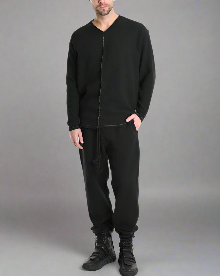 XM Sweter Czarny MD244