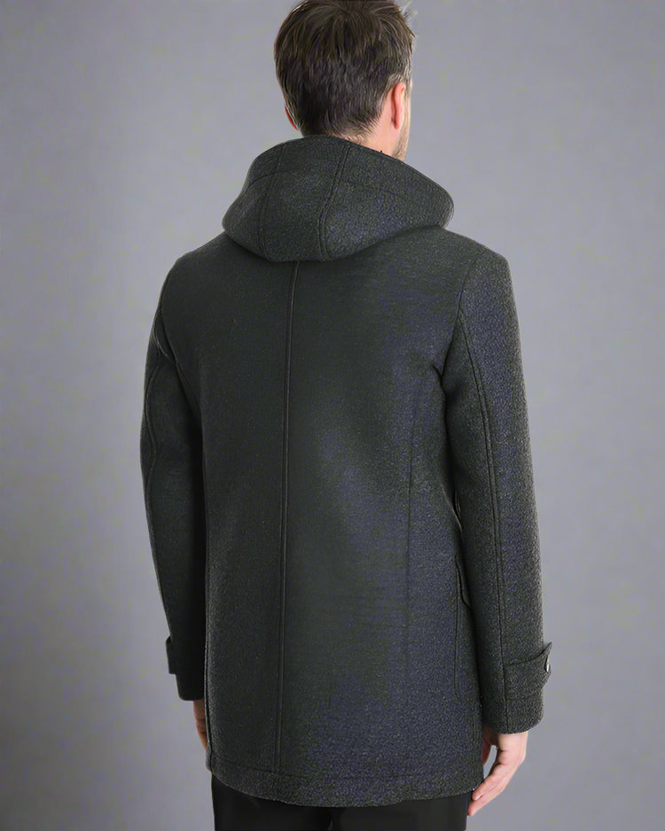 XM Płaszcz Antracytowy Burdysówka PCMAOS