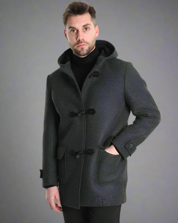 XM Płaszcz Antracytowy Burdysówka PCMAOS