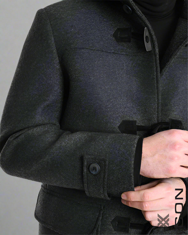 XM Płaszcz Antracytowy Burdysówka PCMAOS