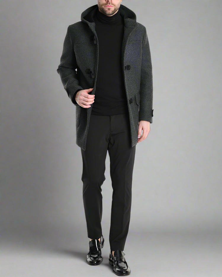 XM Płaszcz Antracytowy Burdysówka PCMAOS