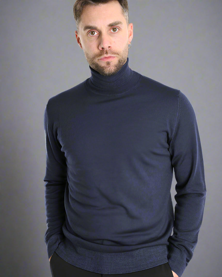 XAGON Golf Granatowy MERINO Q113CL