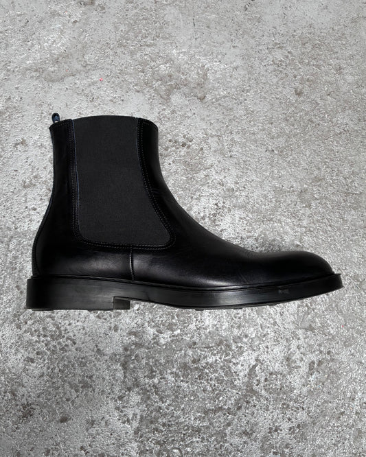 HUNDRED Chelsea Boots Vitello Czarne M632-06