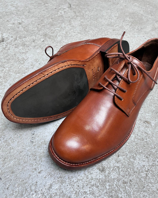 HUNDRED Buty Derby Vacchetta Bursztynowe M089-755-03