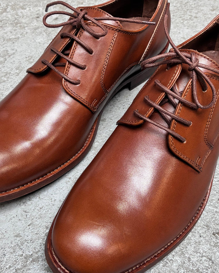 HUNDRED Buty Derby Vacchetta Bursztynowe M089-755-03 HUNDRED