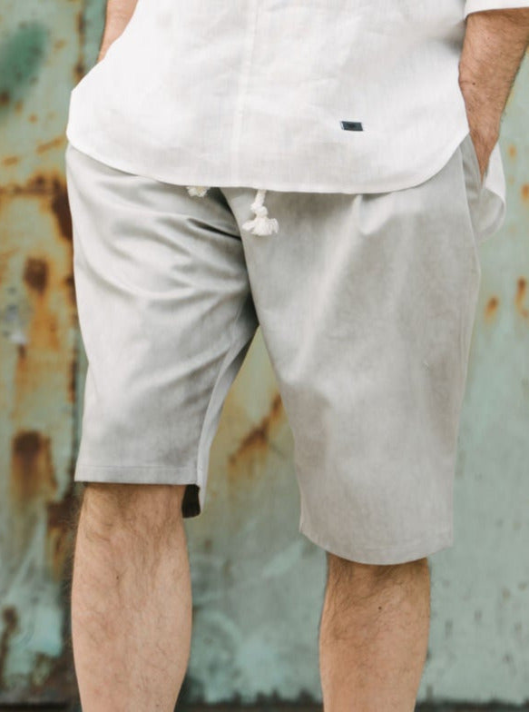 RB Szorty Capri Szare Z Bawełny SS24/17